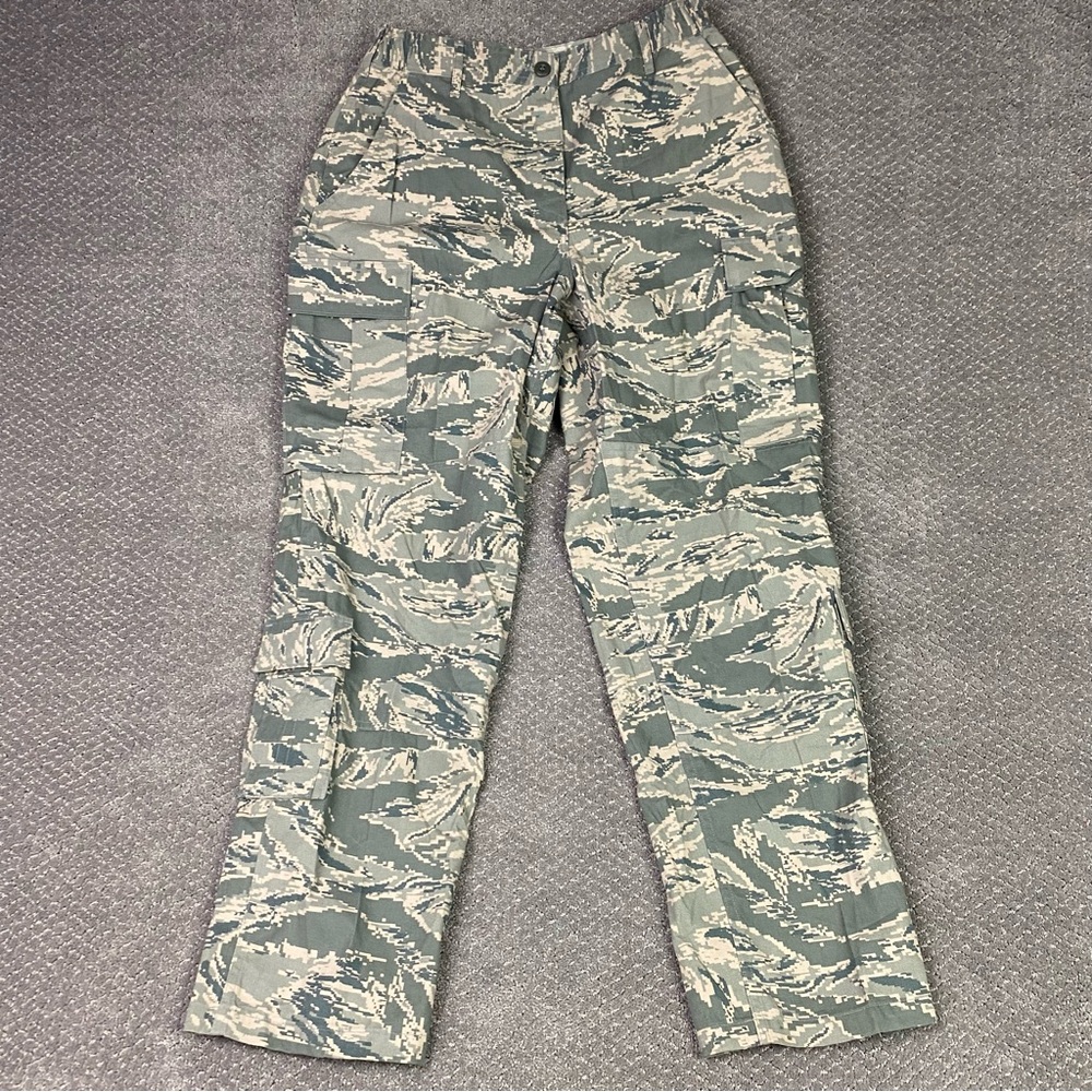 Women's US Air Force Camouflage Cargo Pants 16S Tiger Stripe Trousers Camo DSCP